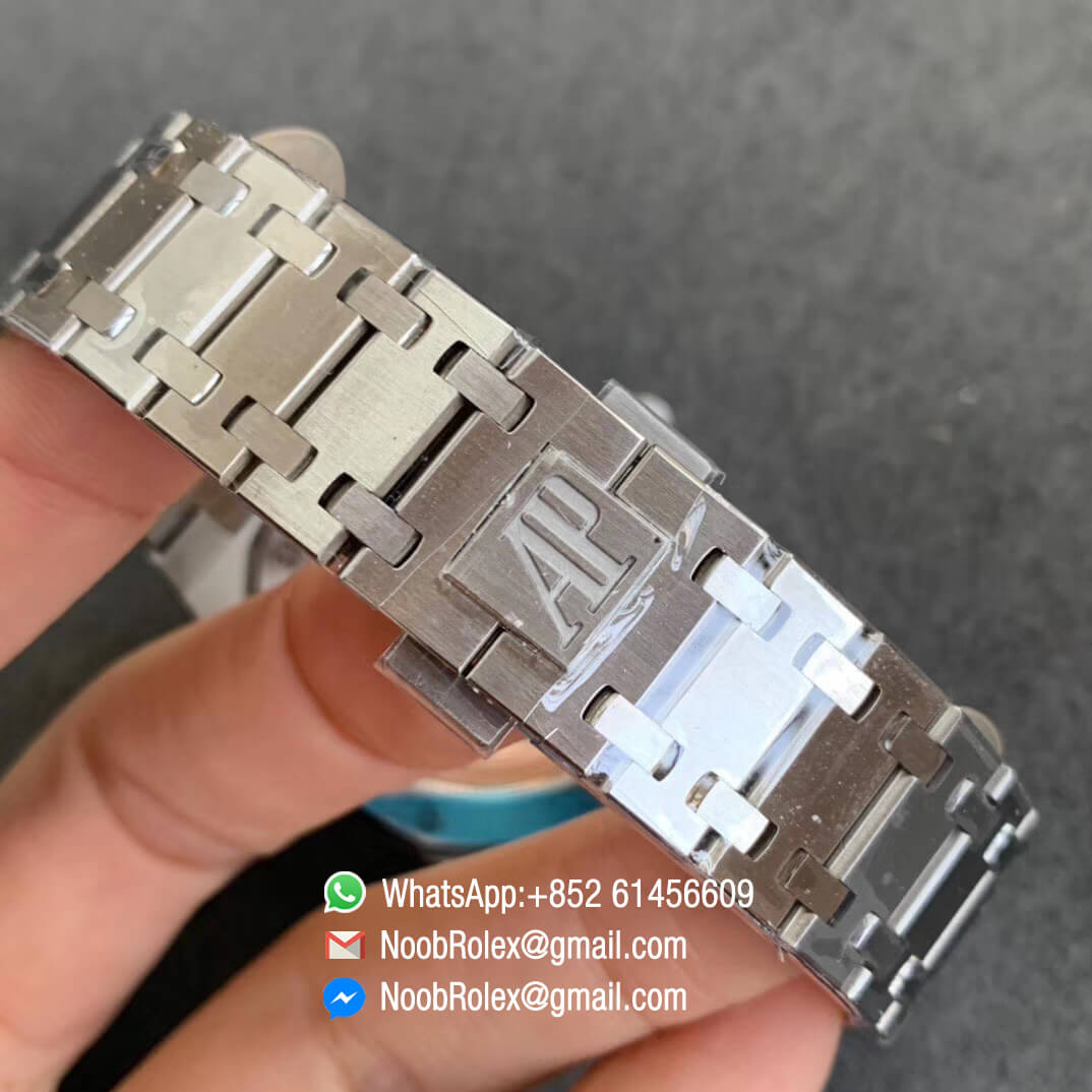 Royal Oak Jumbo Extra Thin 39mm 15202 Steel Case XF Edition Blue Textured Dial A2121 Thickness Same as Genuine 06