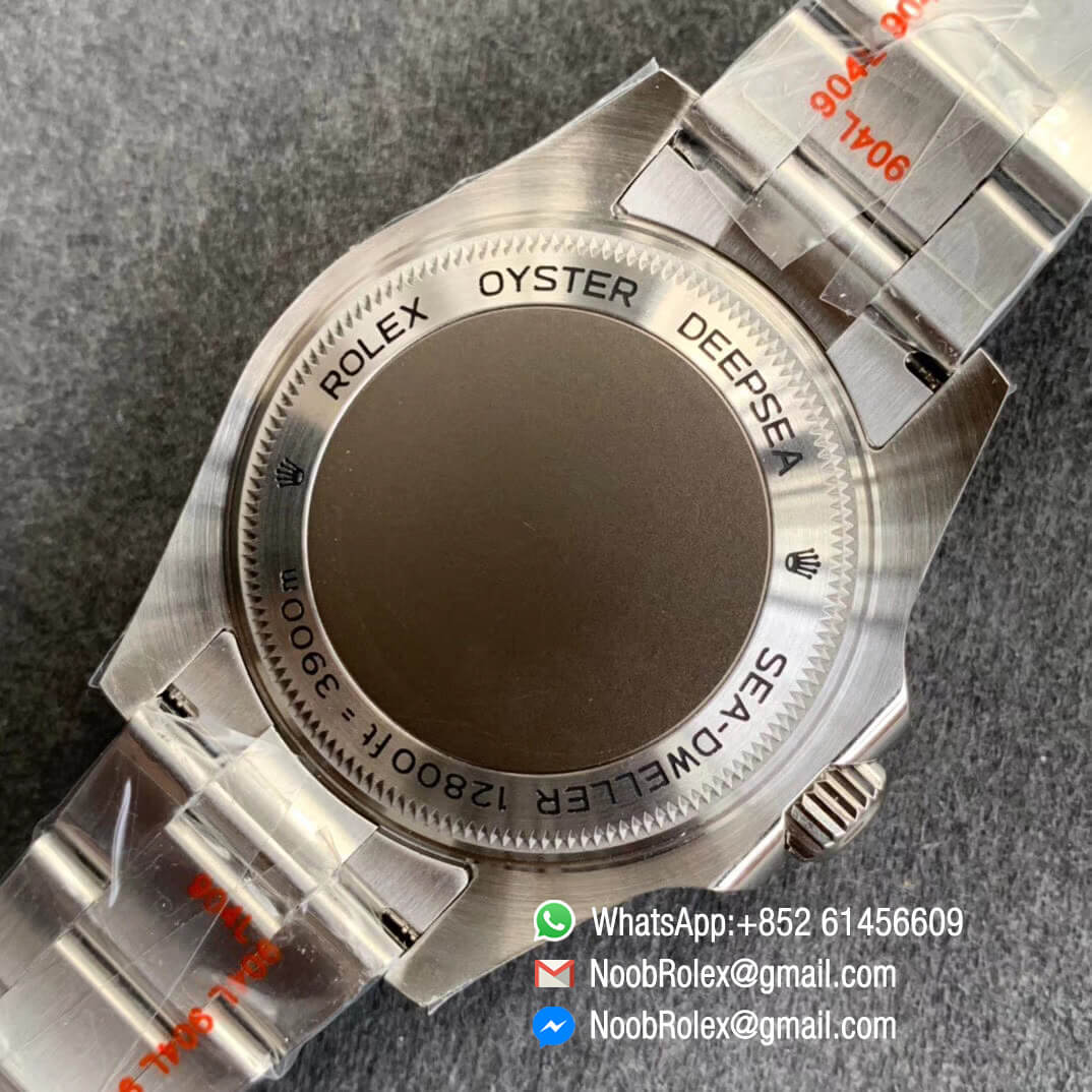 Sea Dweller 126660 D Blue DeepSea Noob Factory 2019 Best Edition Dial with a Crown Logo at 6 oclock Position 904L Steel Case and Bracelet A2836 Clone 08