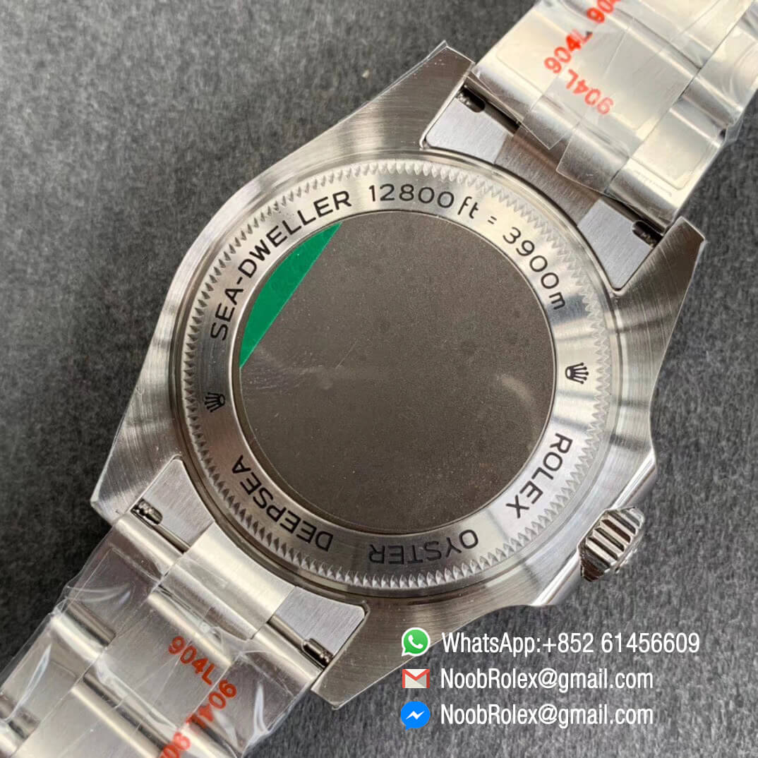 Sea Dweller 126660 D Blue DeepSea Noob Factory 2019 Best Edition Dial with a Crown Logo at 6 oclock Position 904L Steel Case and Bracelet A3235 Clone 08