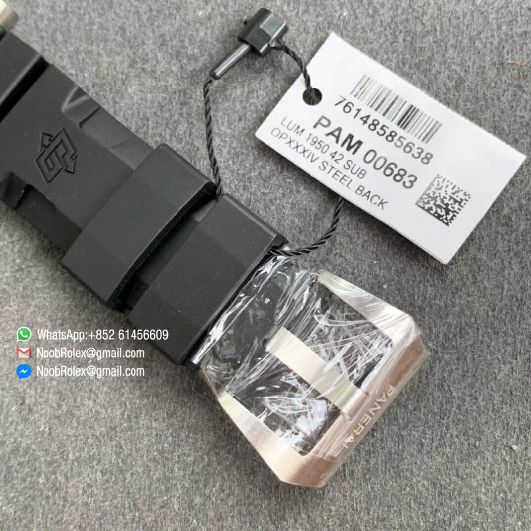 VS Factory PAM683 Luminor Submersible on Black Rubber Strap P9010 Clone 4