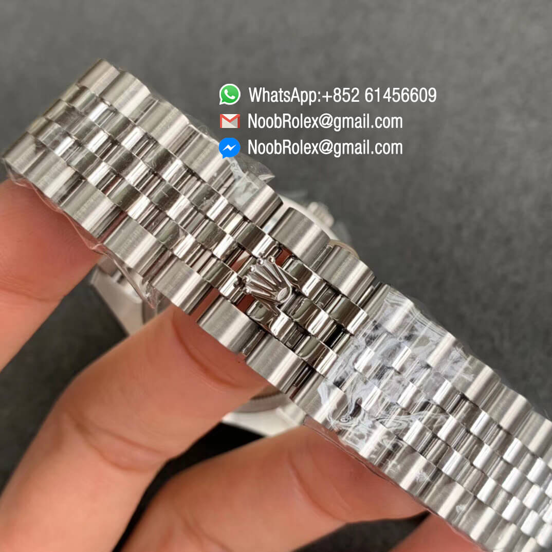 ARF High Quality DateJust 36mm 116234 904L Steel Case Pink Dial on Jubilee Bracelet SH3135 V2 06