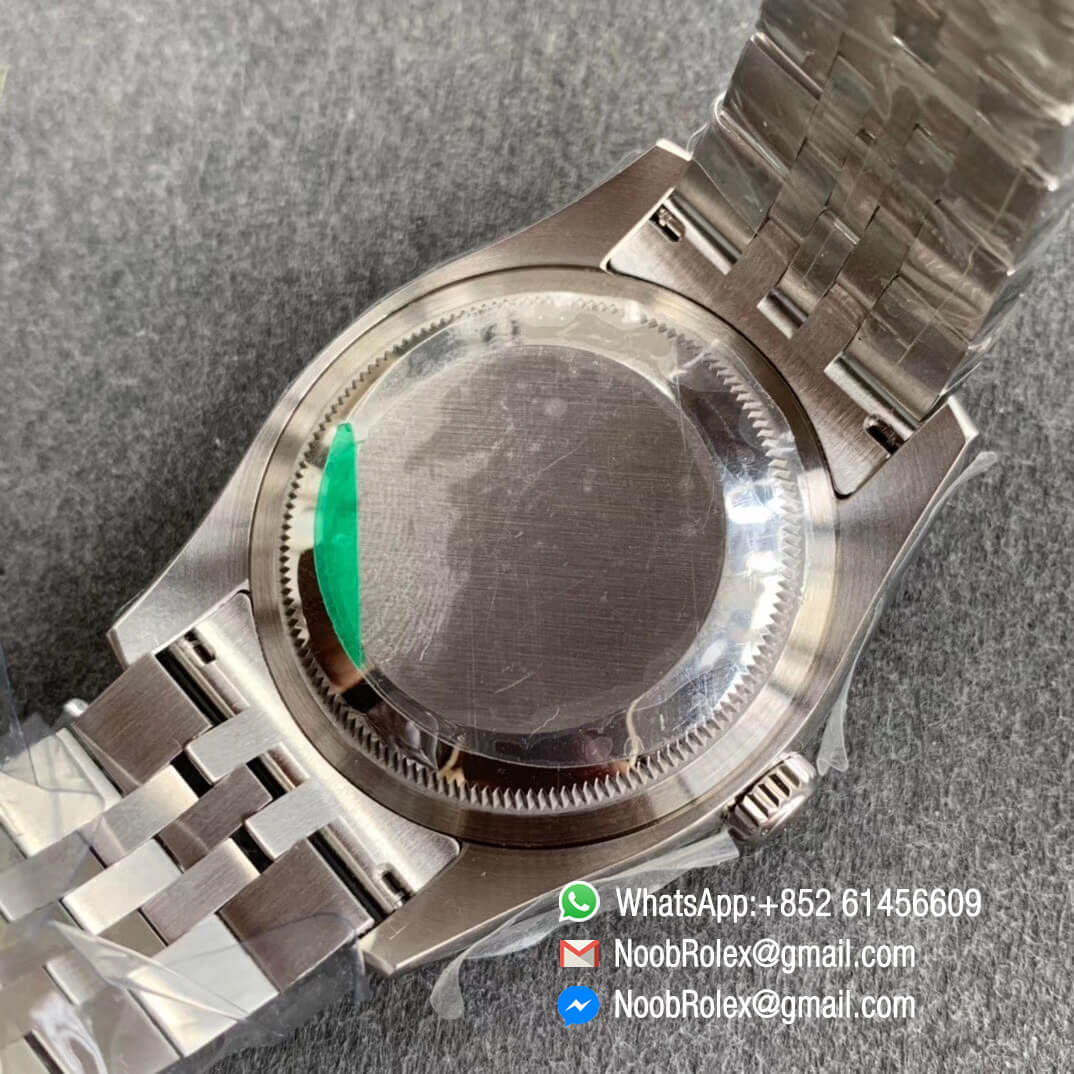 ARF High Quality DateJust 36mm 116234 904L Steel Case Pink Dial on Jubilee Bracelet SH3135 V2 08