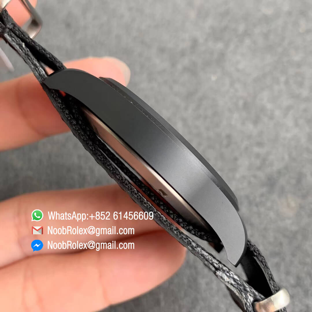 MF Top Replica IWC Top Gun IW326901 Ceramic Case Black Dial on Black Nylon Strap A2892 05