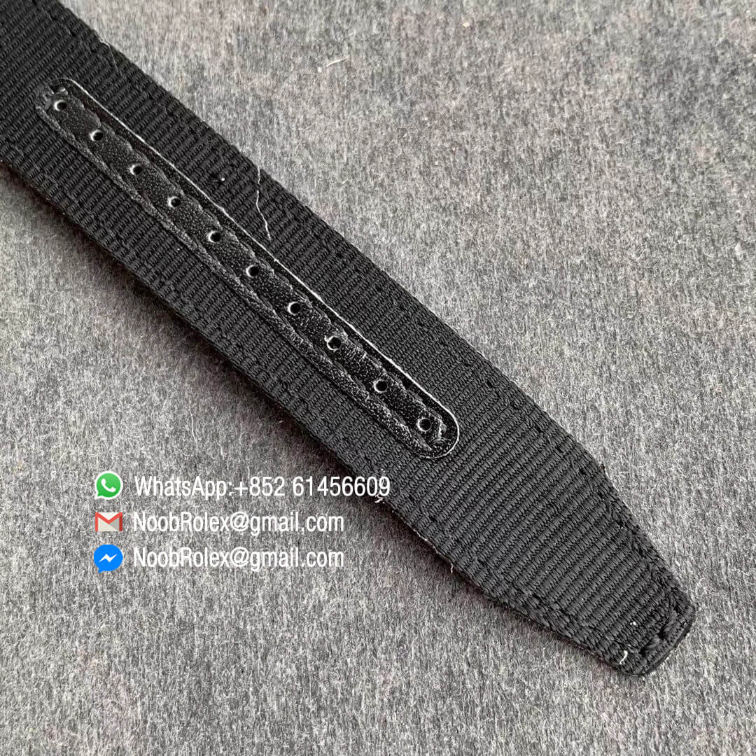 MF Top Replica IWC Top Gun IW326901 Ceramic Case Black Dial on Black Nylon Strap A2892 08