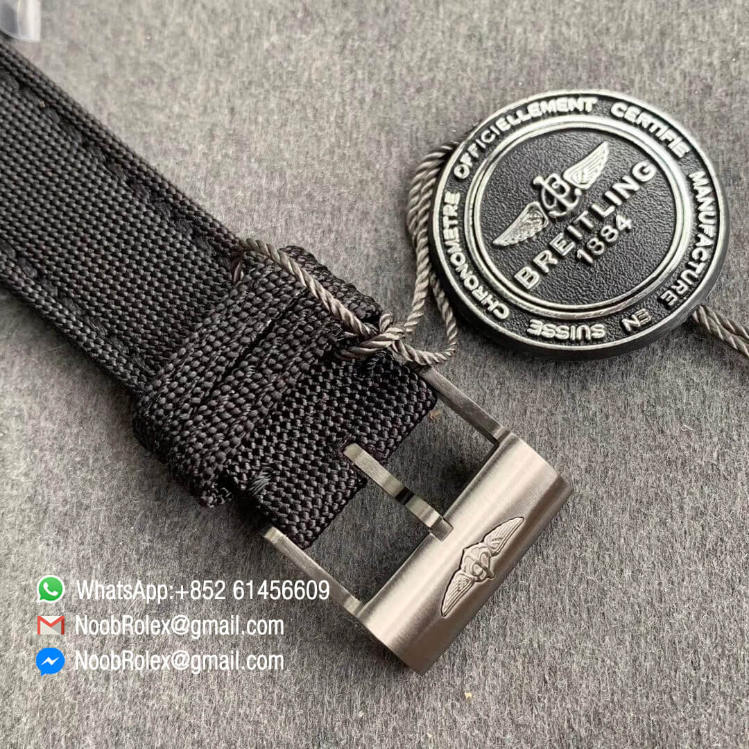 GF Best Clone Edition Avenger II Seawolf Hong Kong Limition PVD Case Yellow Hand Black Dial On Black Nylon Strap A2824 06