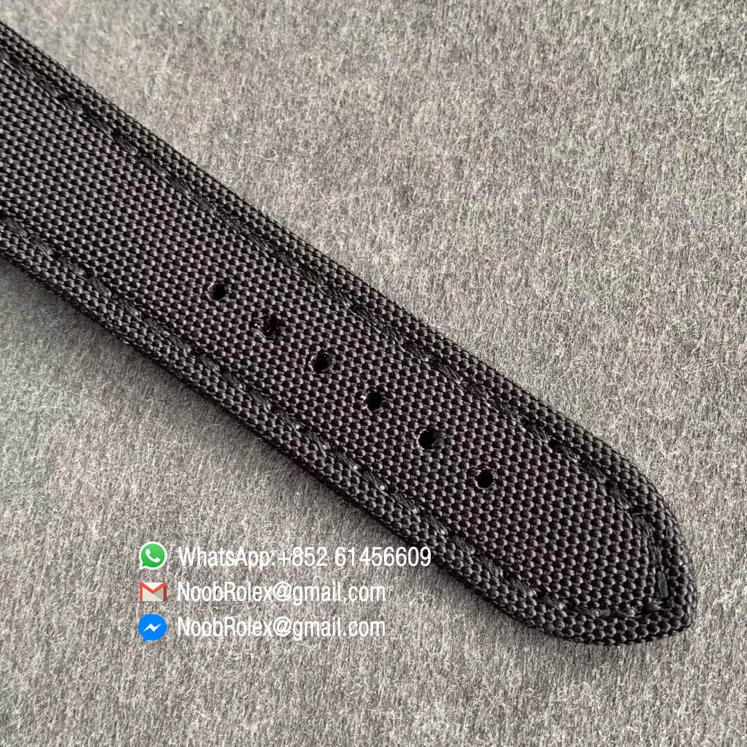 GF Best Clone Edition Avenger II Seawolf Hong Kong Limition PVD Case Yellow Hand Black Dial On Black Nylon Strap A2824 07