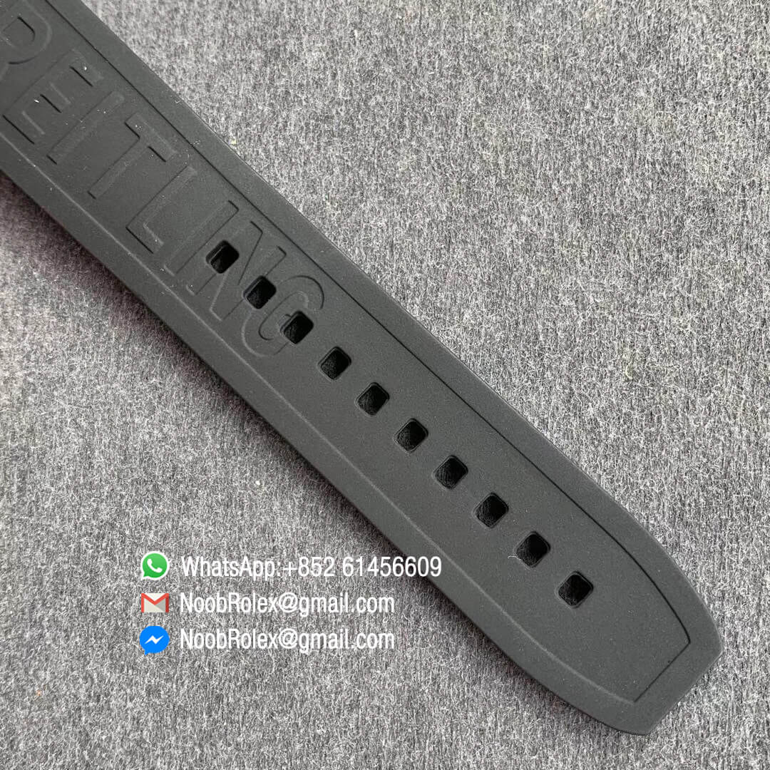 GF Factory Top Fake Avenger II GMT V2 Edition Steel Case White Dial Stick Markers on Rubber Strap A2836 Noob Watch News 07