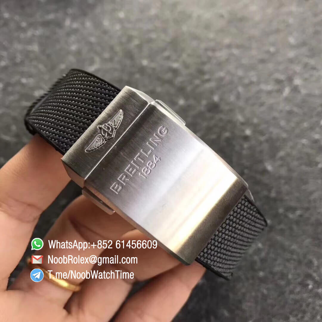 GF Factory V2 Avenger Bandit Titanium Case Chronograph Gray Dial on Gray Nylon Strap A7750 Movement 07 GF Factory V2 Avenger Bandit Titanium Case Chronograph Gray Dial on Gray Nylon Strap A7750 Movement 07