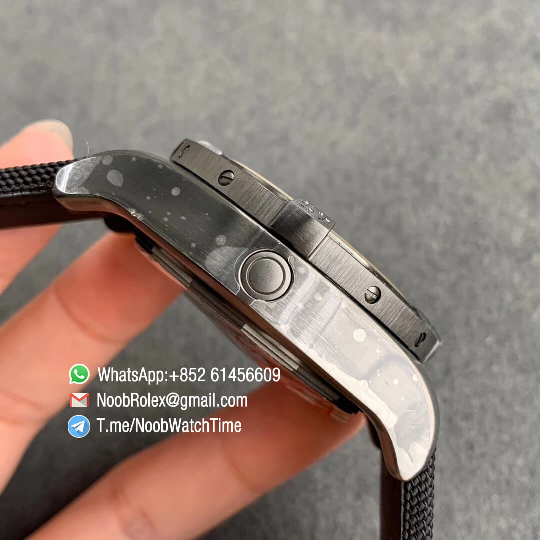 GF Factory V2 Avenger II Seawolf Steel Case Yellow Dial with Stick Markers Black Rubber Strap Asia 2836 Movement 05