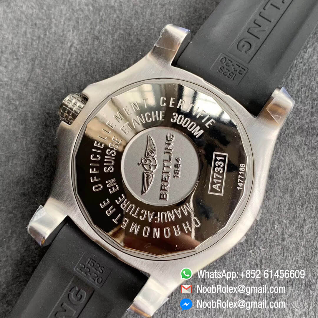 GF V2 Factory Avenger II Seawolf Steel Case Yellow Dial with Nummer Markers Black Rubber Strap Asia 2836 Movement 08