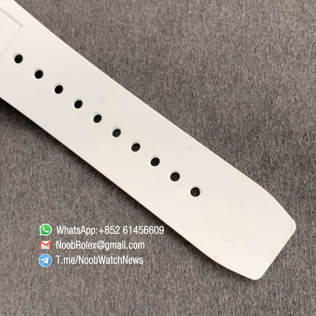 KVF V3 RM35 01 ANCA 921 PVD Titanium Case Forge Carbon Caseback Skeleton Dial Red Crown White Rubber Strap MIYOTA8215 07