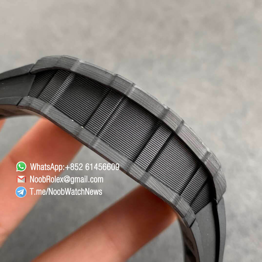 Swiss Watch Replica KV Factory V3 RM35 01 RAFA Skeleton Dial Red Crown Black Rubber Strap MIYOTA8215 05