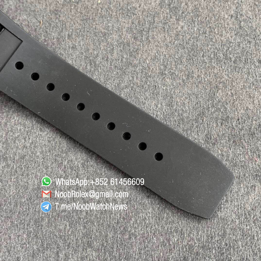 Swiss Watch Replica KV Factory V3 RM35 01 RAFA Skeleton Dial Red Crown Black Rubber Strap MIYOTA8215 07