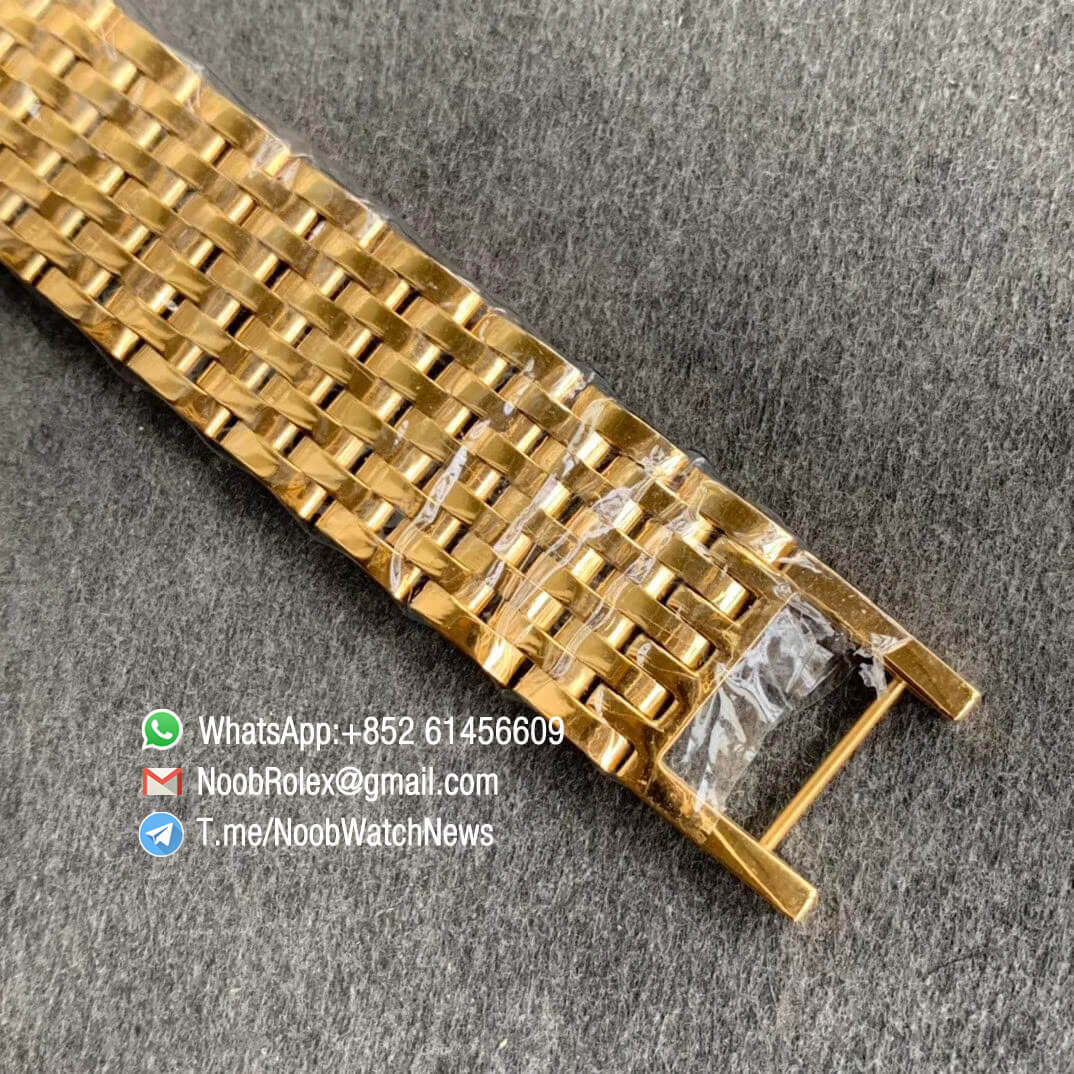 TWF Factory Patek Calatrava Calatrava 5120J Yellow Gold Case Bracelet White Dial Yellow Asia Cal240 Movement 07