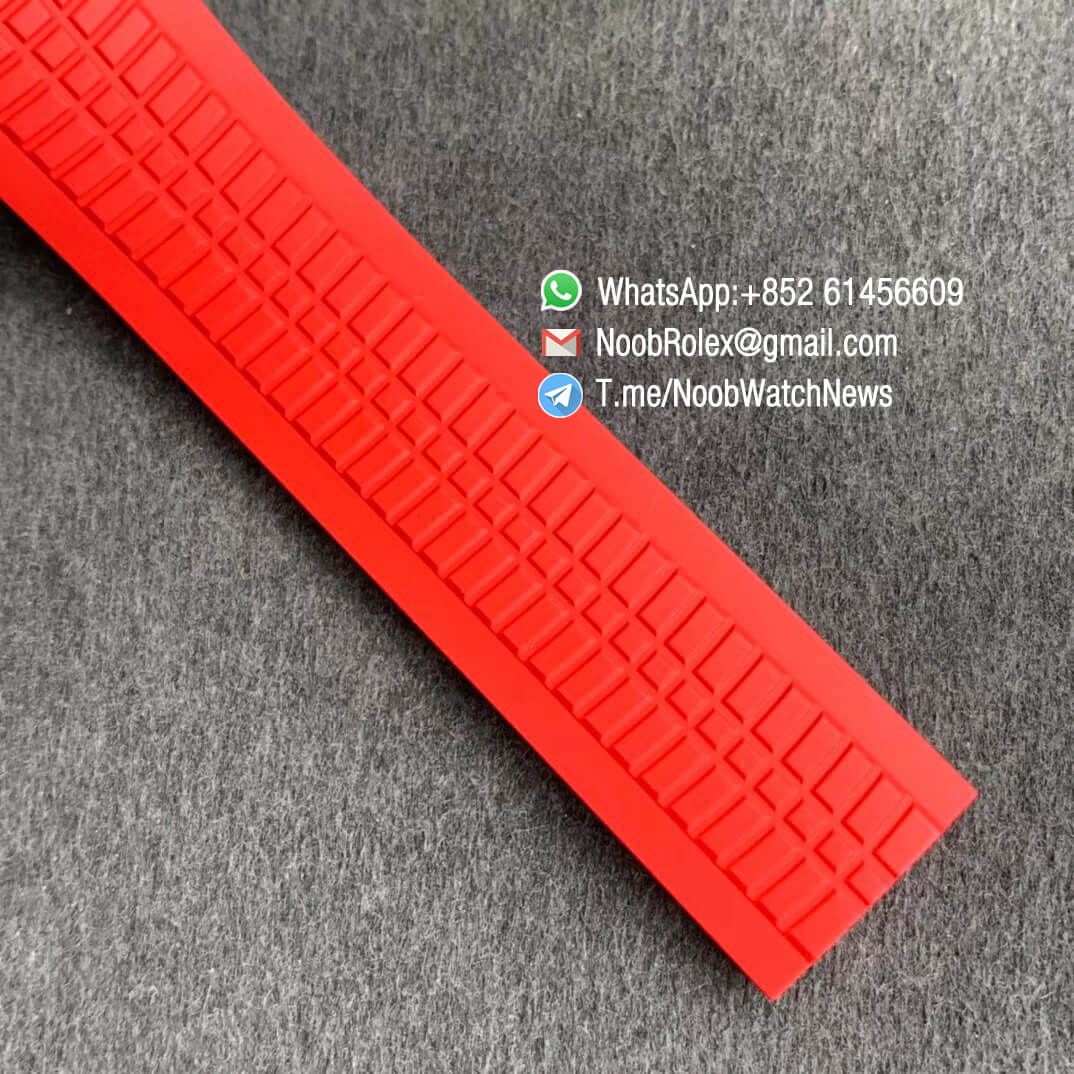 ZF Best Edition Aquanaut 5167A Singapore Edition Steel Case Red Second Hand on Red Rubber Strap 324CS 07 1