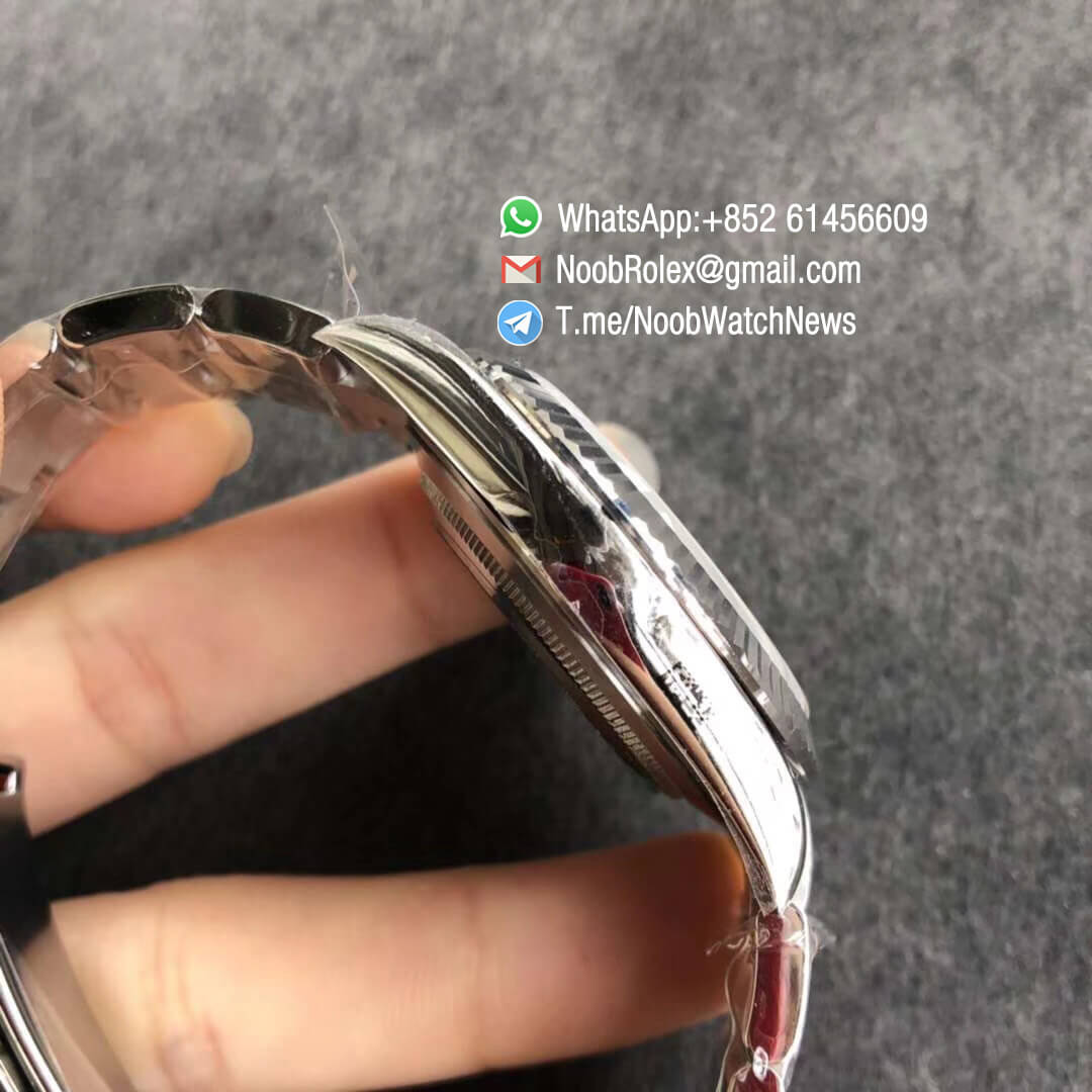 ARF Top Repwatch Rolex DateJust 41 126334 Blue Dial 904L Steel on Oyster Bracelet A2824 05