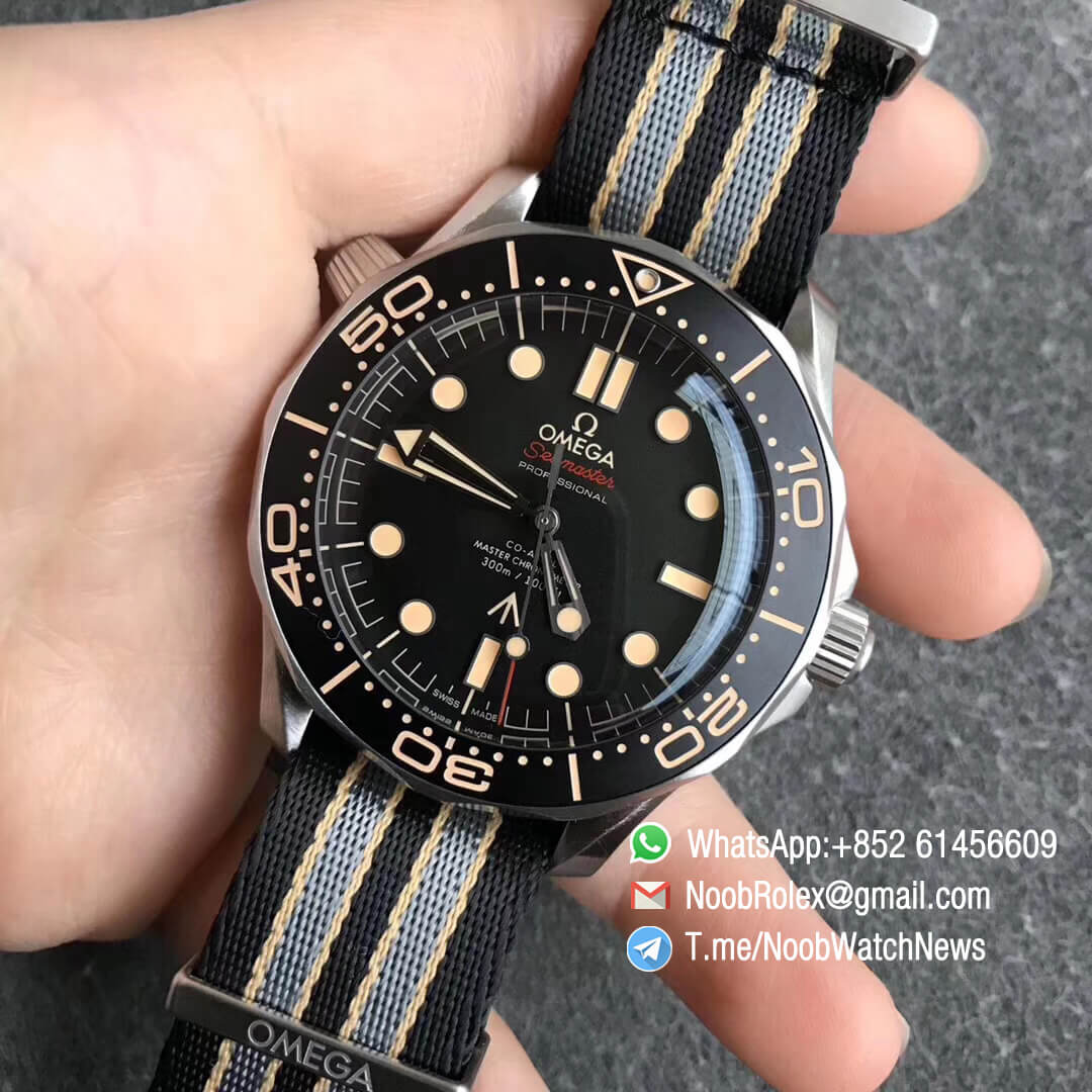 Vsf Top Clone Seamster Diver 300m No Time To Die James Bond 007 Limited Edition Stainless Steel Case On Nato Strap A8806 Movement Noob Watch The Best Swiss Replica Watches to die james bond 007 limited edition