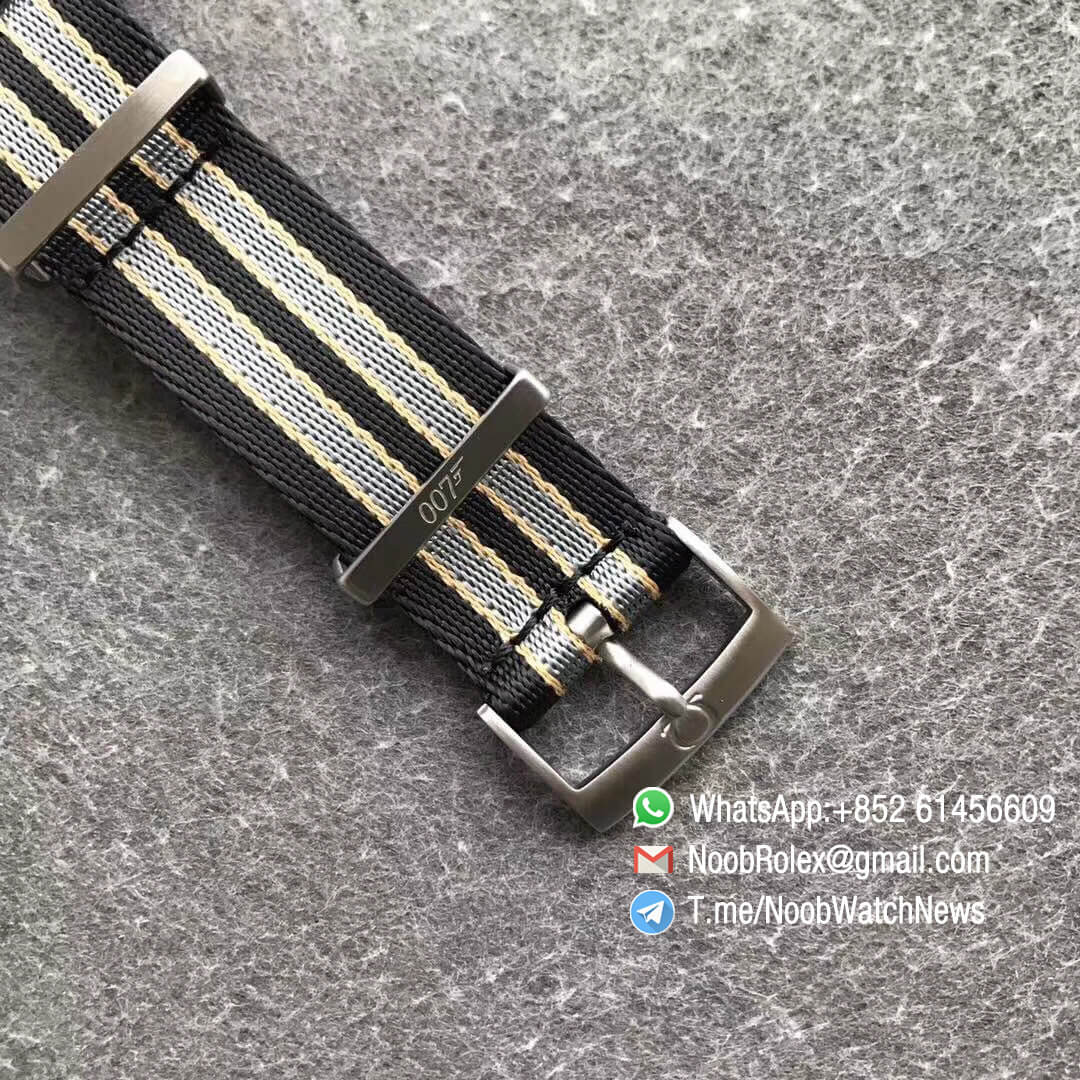 VSF Top Clone Omega Seamster 300 No Time to Die 007 Limited Edition Stainless Steel Case on Nato Strap A8806 Movement 08
