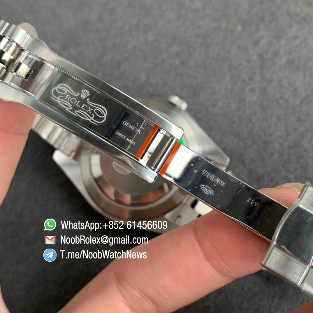 ARF V3 DateJust 41 126334 Blue Dial with Crown Logo at 6 Oclock 904L Steel Material Jubilee Bracelet A2824 07