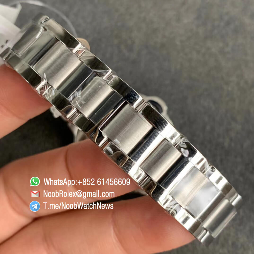 Ballon Bleu 33mm W6920100 Steel Case Bracelet Pink Dial with Custom Cal 076 Comes with Warranty Card V6F V7 Best Edition 06