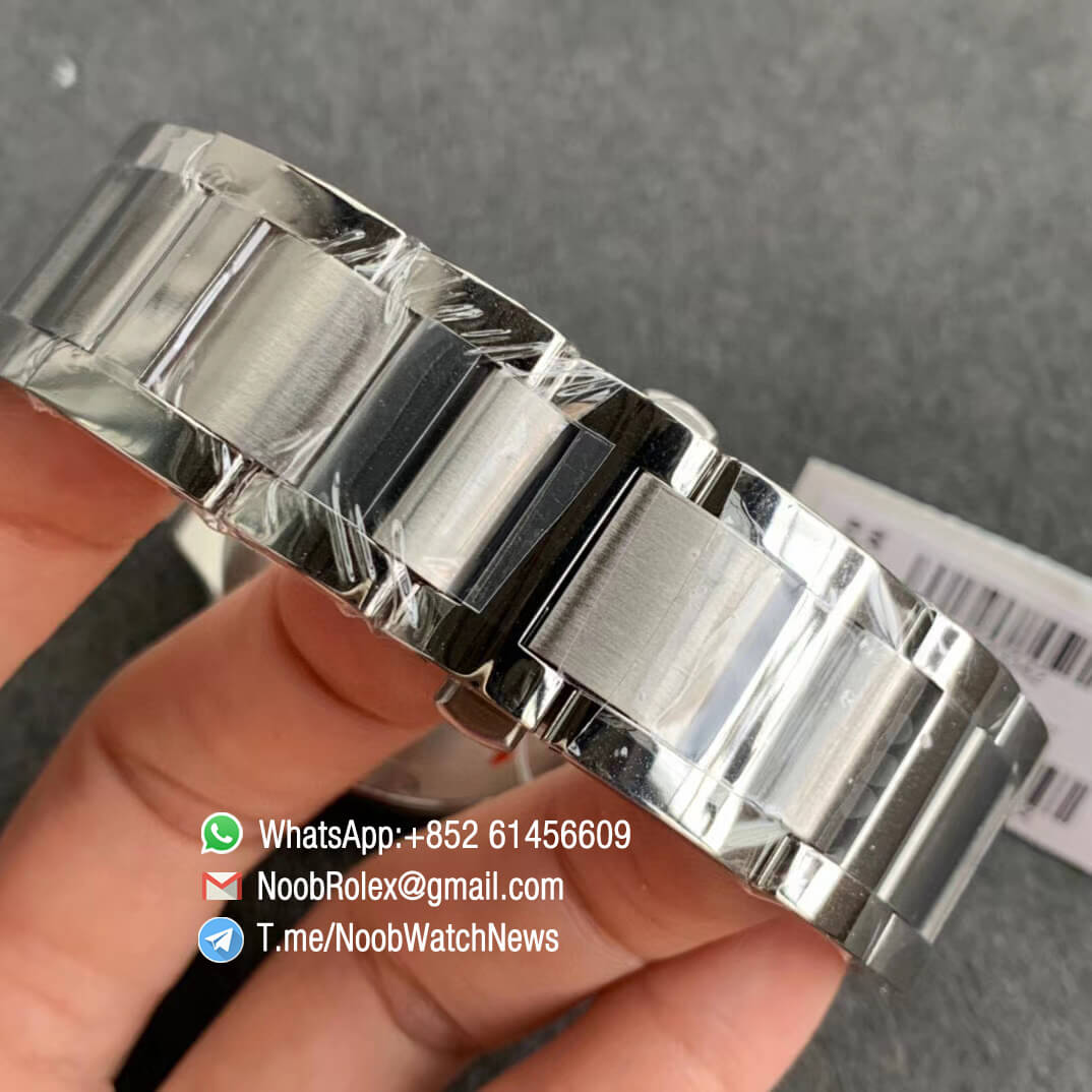 Ballon Bleu 42mm W6920042 Steel Case Bracelet Black Textured Dial on Custom Cal 076 Warranty Card with Serial Match Watch V6F V7 Best Edition 06