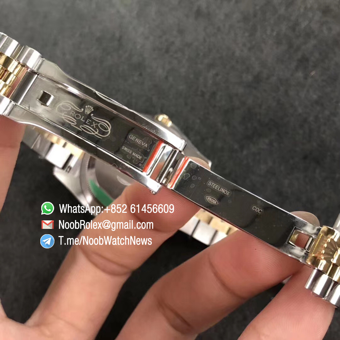 DateJust 36 116233 904L Steel Case Yellow Gold Bezel Black Dial Stick Markers on Two Tone Steel Yellow Gold Jubilee Bracelet SH3135 ARF V2 07