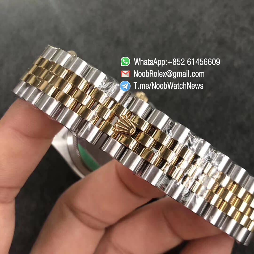 DateJust 36 116233 904L Steel Case Yellow Gold Bezel Silver Dial on Two Tone Steel Yellow Gold Jubilee Bracelet SH3135 ARF V2 06