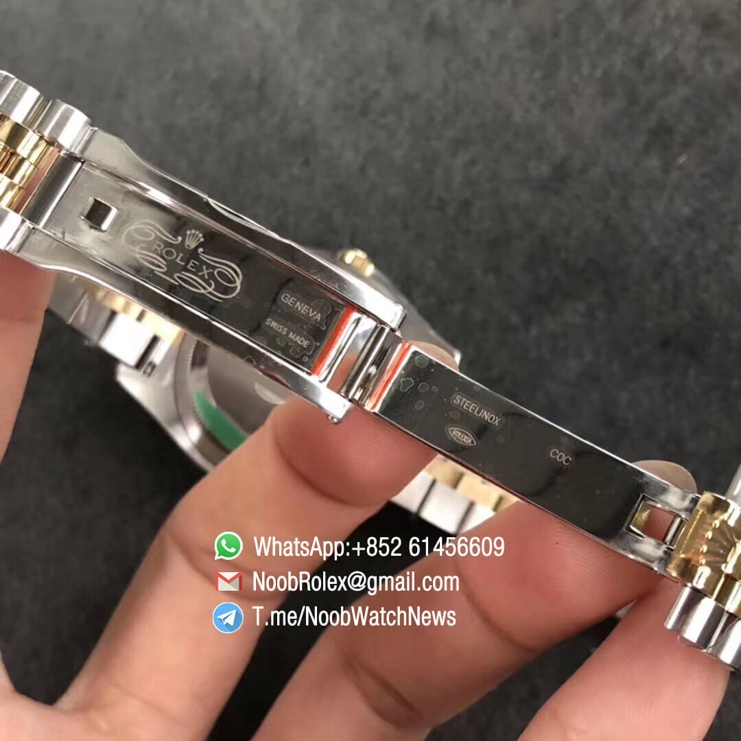 DateJust 36 116233 904L Steel Case Yellow Gold Bezel Silver Dial on Two Tone Steel Yellow Gold Jubilee Bracelet SH3135 ARF V2 07