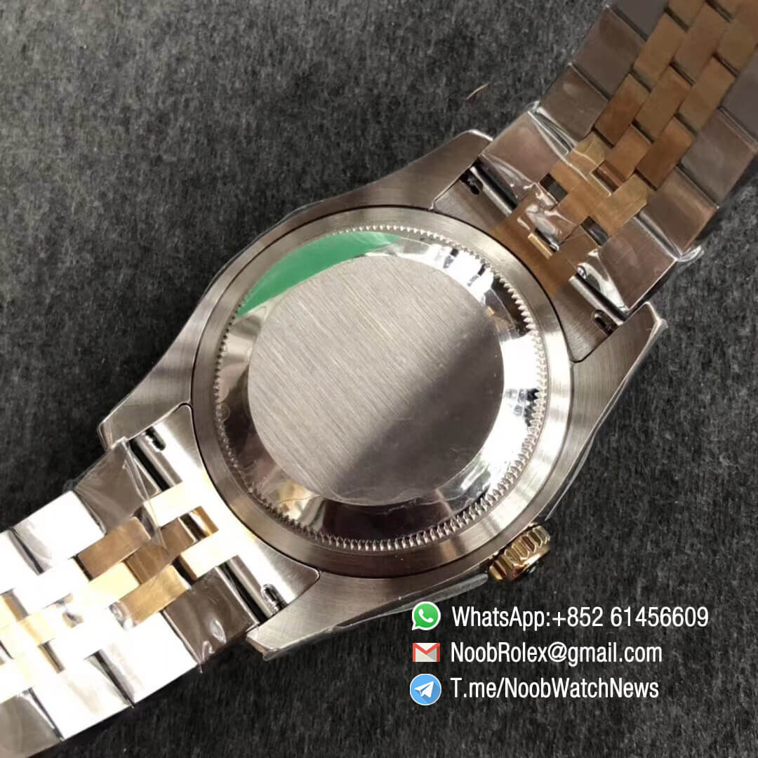 DateJust 36 116233 904L Steel Case Yellow Gold Bezel Silver Dial on Two Tone Steel Yellow Gold Jubilee Bracelet SH3135 ARF V2 08