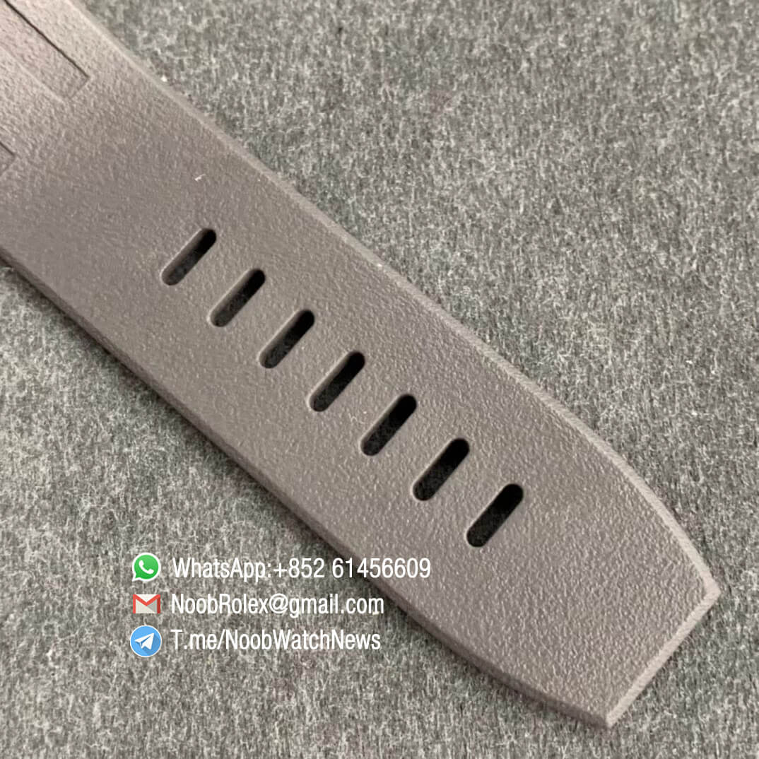 JF Top Replica Swiss Watch Royal Oak Offshore 44mm Steel Case Titanium Caseback Michael Schumacher Grey Dial Black Sub Dial Grey Rubber Strap A3126 Calibre 07