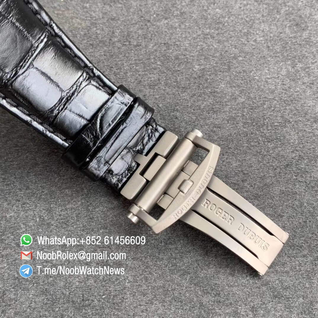 TBF Top Replica Roger Dubuis Excalibur DBEX0543 Blue Dial with Roman Markers Caliber RD640 06