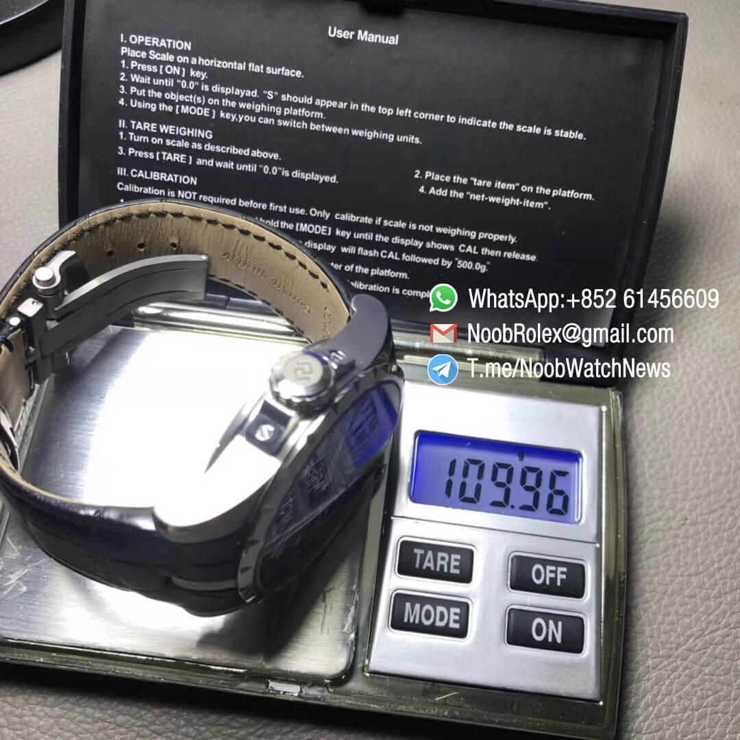 TBF Top Replica Roger Dubuis Excalibur DBEX0543 Blue Dial with Roman Markers Caliber RD640 11