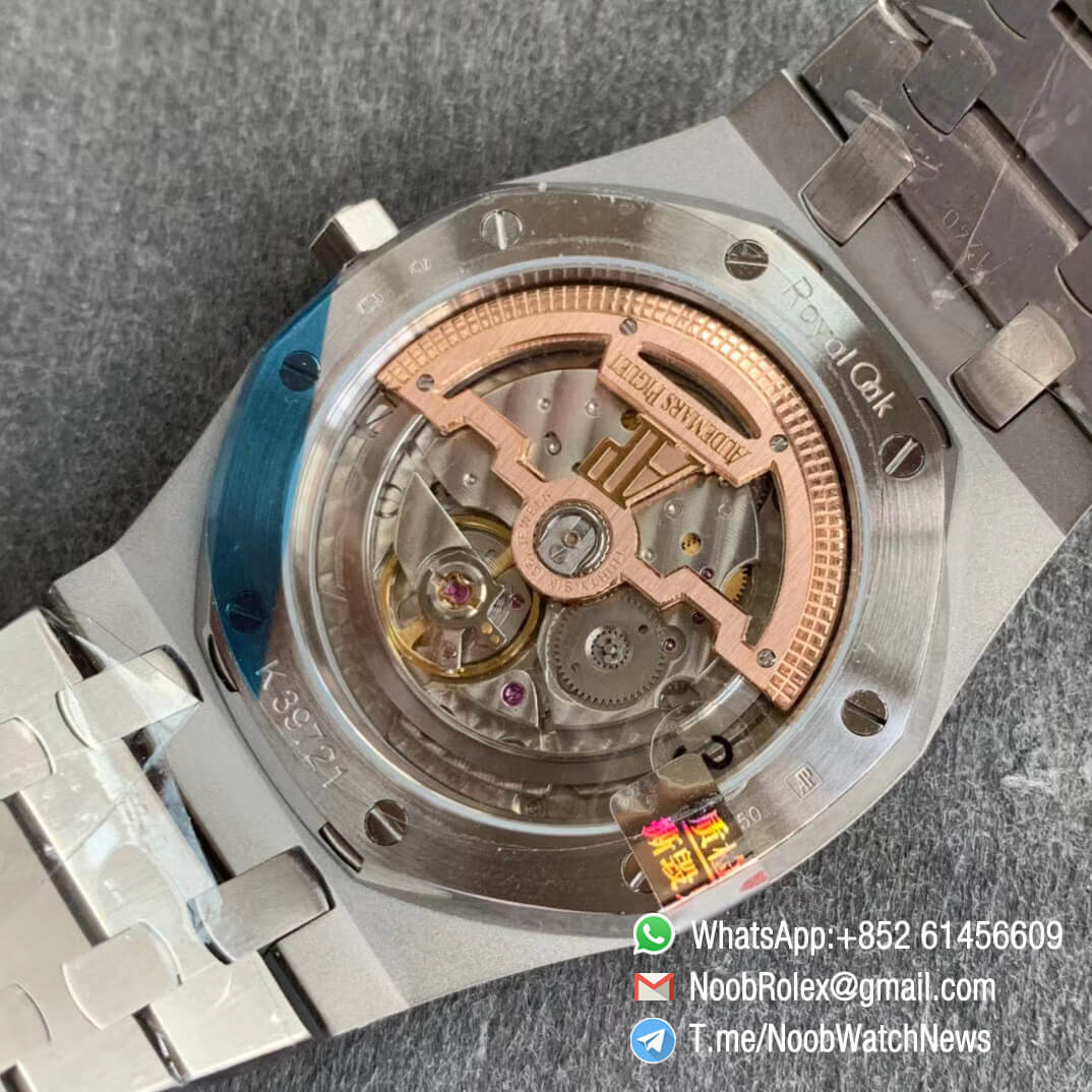 Best Copies AP Royal Oak 15202IP Extra Thin 39mm Stainless Steel Case Bracelet Gradient Blue Textured Dial A2121 XF V2 08