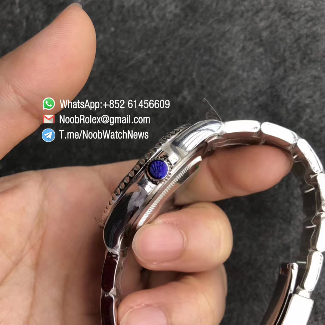 Best Rolexes Yachtmaster 37mm 268622 Lady Watch Blue Dial 904L Steel Case and Bracelet A2824 ARF Fake Rolex Watches 04