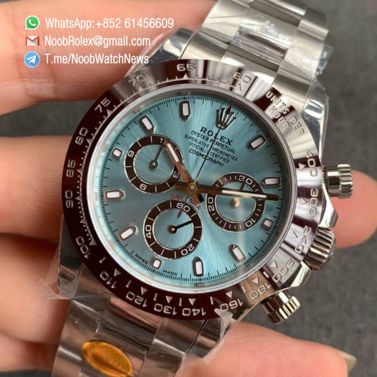 Noob Watches Roex Daytona 116506 Brown Ceramic Bezel 904L Steel Case