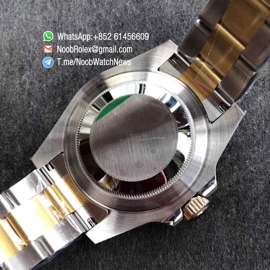 Supernoobs Watch GMT Master II 116713LN Black Ceramic Bezel 904L Steel Case Wrapped 18K Gold Two Tone Oyster Bracelet SA3186 CHS 08