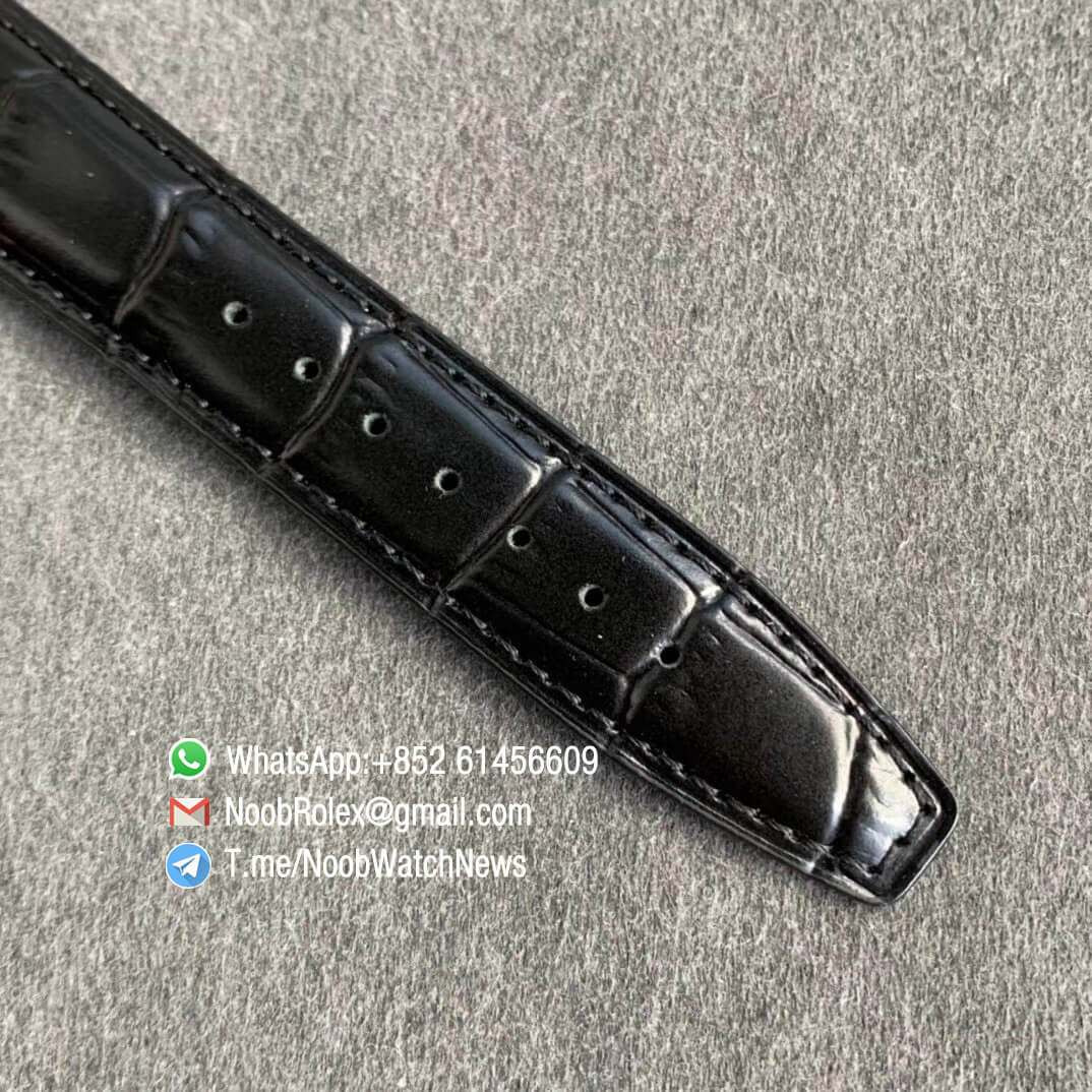 IWC Portofino IW356522 Automatic Rose Gold Case Blue Dial on Black Croco Strap ETA 2892 Automatic Movement FKF Top Fake 08