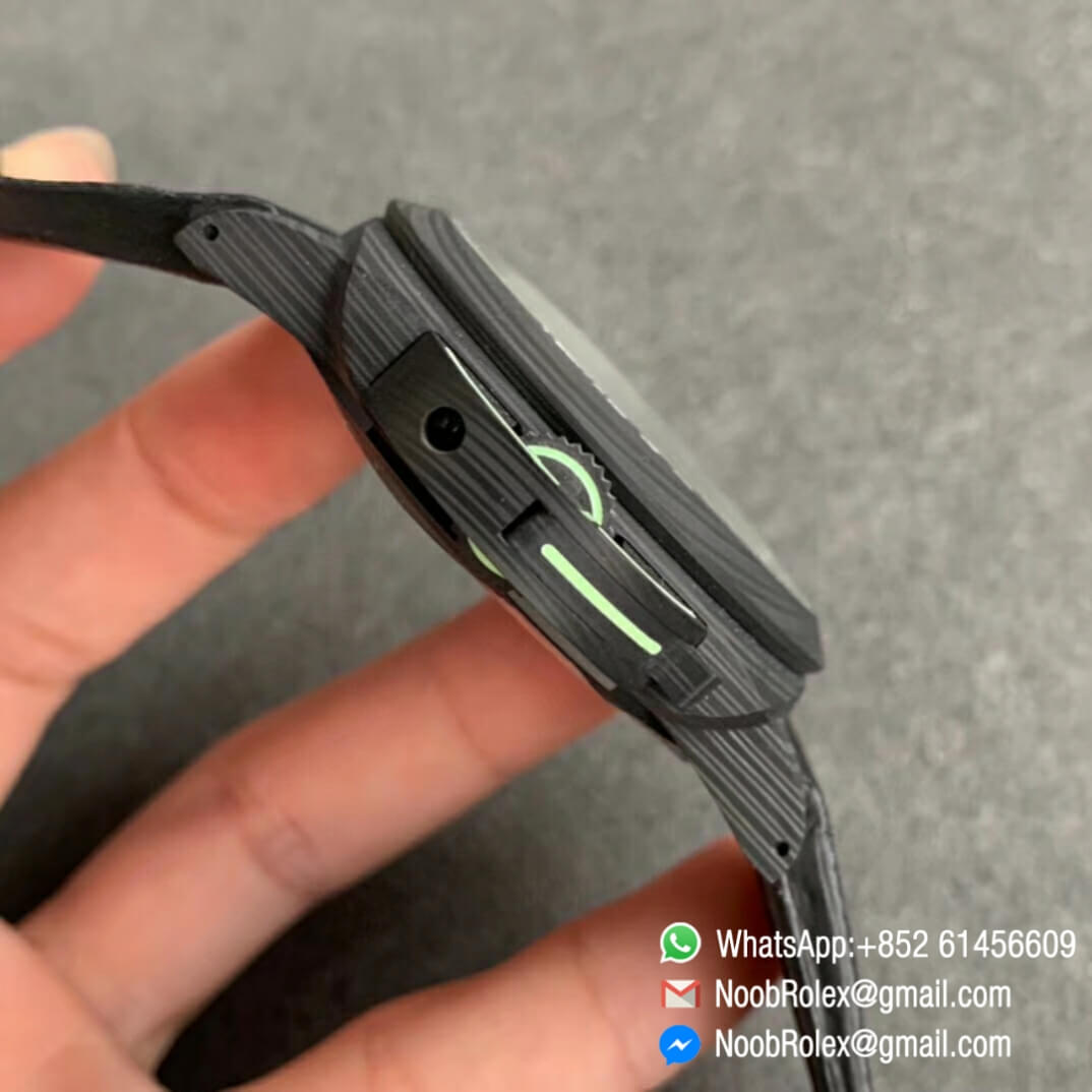 Panerai PAM01118 Luminor Marina Luminous Trilogy on Black Sportech Strap P9010 VSF Best Clone 04