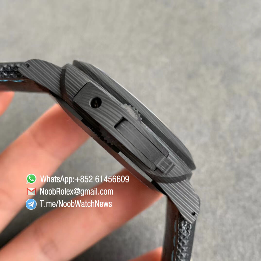 Panerai PAM01661 Carbotech Case Black Dial on Black Kevlar Composite Strap Super Clone P9010 Automatic VSF Top Quality 04