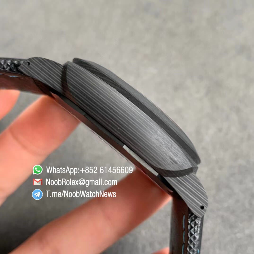 Panerai PAM01661 Carbotech Case Black Dial on Black Kevlar Composite Strap Super Clone P9010 Automatic VSF Top Quality 05