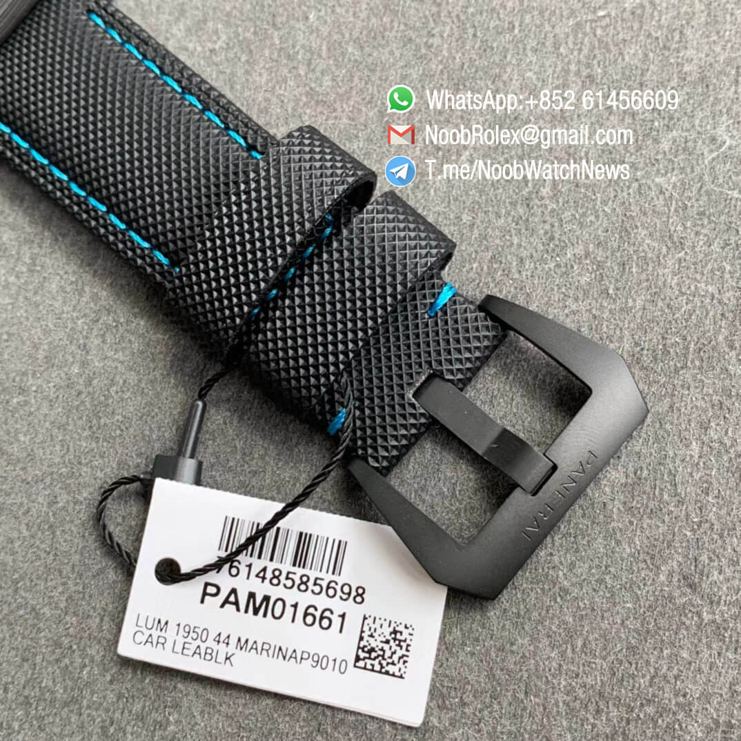 Panerai PAM01661 Carbotech Case Black Dial on Black Kevlar Composite Strap Super Clone P9010 Automatic VSF Top Quality 06