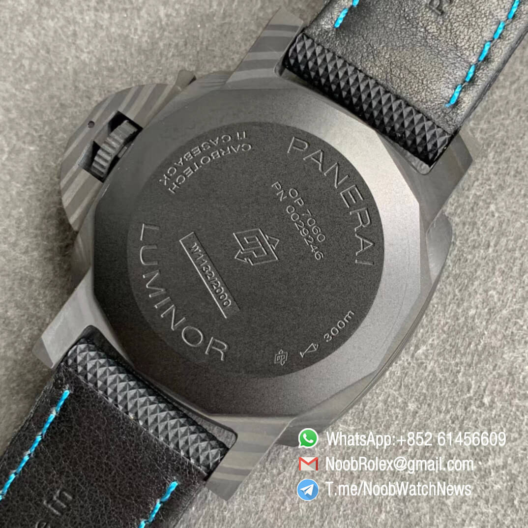 Panerai PAM01661 Carbotech Case Black Dial on Black Kevlar Composite Strap Super Clone P9010 Automatic VSF Top Quality 08