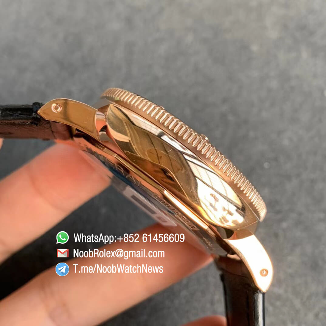 Panrai PAM00974 Luminor Submersible Rose Gold on Black Rubber Strap AXXXIV Automatic VSF Top Quality Rep Watch 05