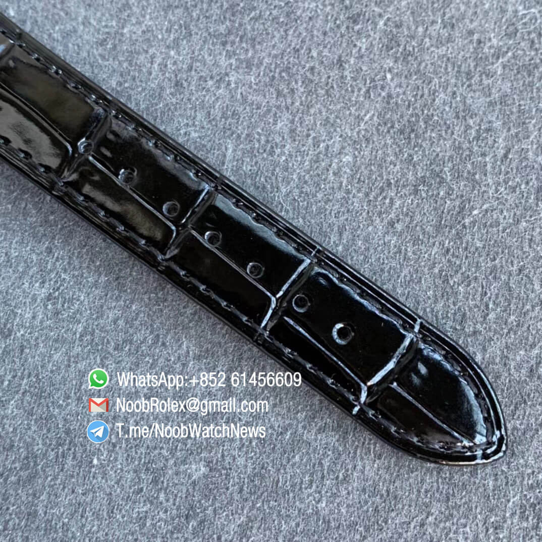 Patek Philippe Calatrava 5088 100P Voluten and Arabesken Dial on Black Leather Strap A240 Micro Rotor Automatic FLF Top Repwatch 07