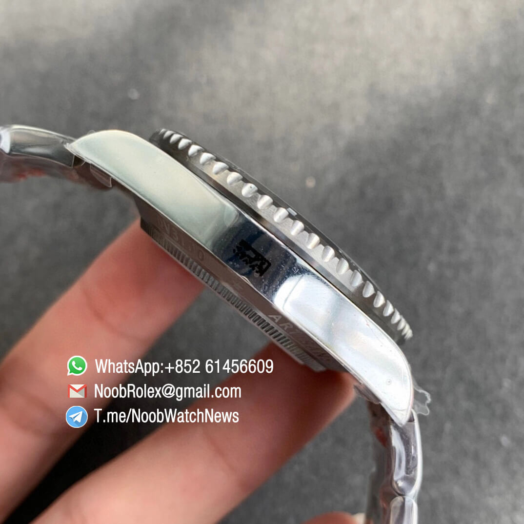 Rolex Submariner The Rough Matt Carbon Sandblast Steel Case Carbon Dial on Steel Bracelet SA3130 GMF Quality Repwatch 05