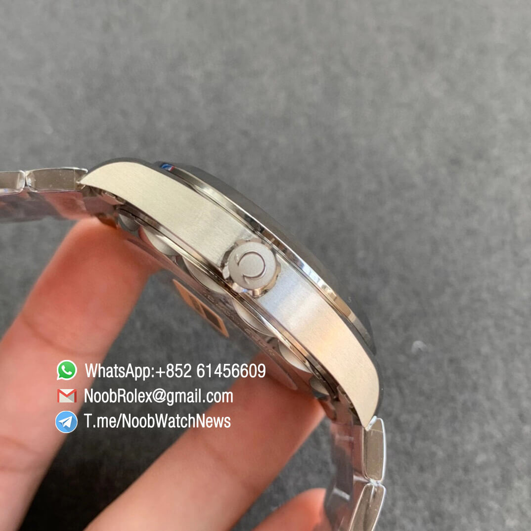 Seamaster Aqua Terra 150m GMT Worldtimer 43mm Steel Case Bracelet Blue Dial A8938 VS Factory Rep Omega 04