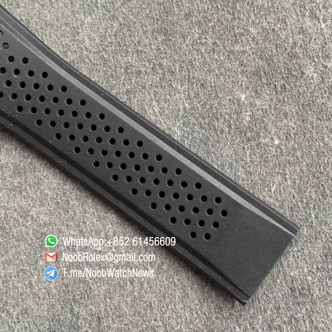 Tag Heuer Carrera Heuer 01 Automatic Chronograph Steel Case Grey Dial on Black Rubber Strap A1887 XF Top Quality 08