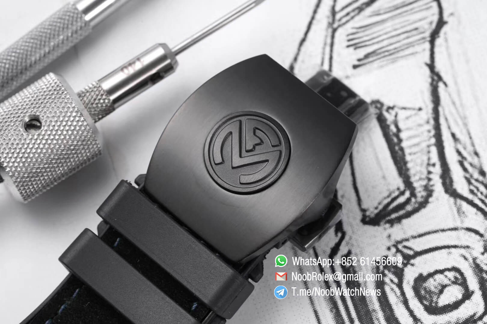 Franck Muller Vanguard Racing Carbon Case Black Skeleton Dial with Blue Dial Ring on Black Rubber Strap NH35A TWF Top Clone 09