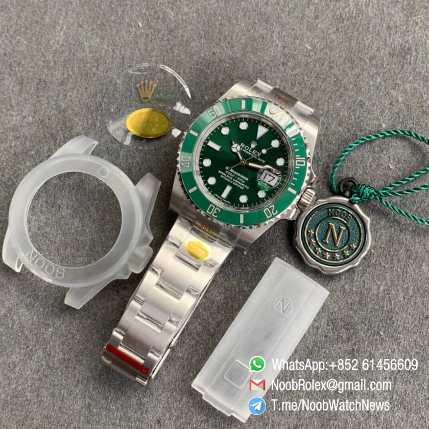 Noob Watches Noob V11 Submariner 116610LV Hulk Green Ceramic Bezel