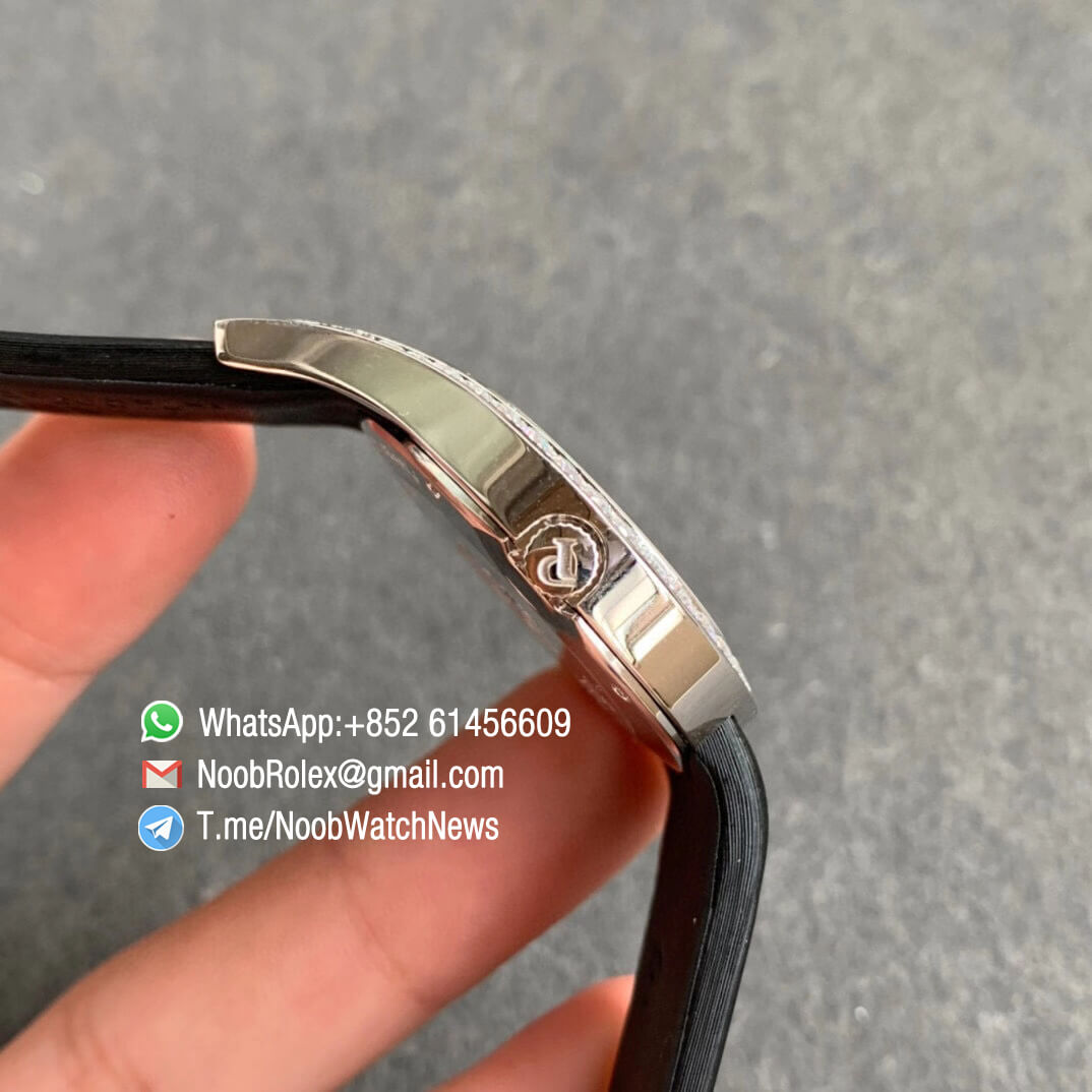 Piaget Limelight Gala Plated Diamonds on Steel Case Silver Dial with Roma Index Swiss Quartz Movement ZF Top Clone Ladies Watch 04